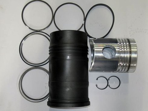 ГИЛЬЗА, ПОРШЕНЬ, УПЛОТНИТЕЛЬНЫЕ И ПОРШНЕВЫЕ КОЛЬЦА, КОМПЛЕКТ НА ОДИН ЦИЛИНДР 238Б-1004005-Б